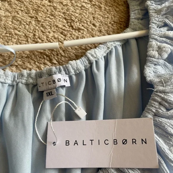 BALTICBORN Lexington Short Dress Blue Women’s Size 1XL NWT - Picture 4 of 5